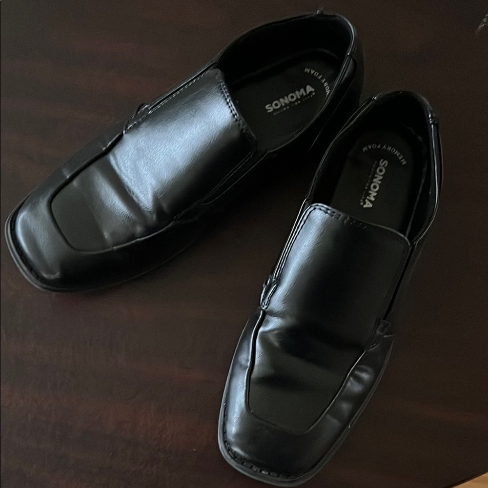 Sonoma Black Dress Shoes for Kid